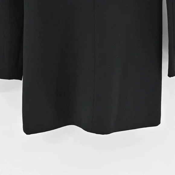 ZARA Studded Dress Size M Black Long Sleeve Shoulder Detail Mini Elevated Chic - Picture 12 of 12